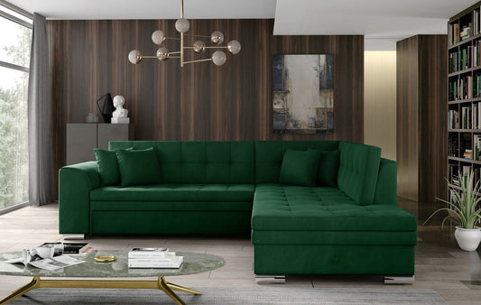 Corner Sleeper Sofa Pieretta 41 | size: Width: 260cm, Height: 80cm, Depth: 58cm | color: Kronos | image: 1 | variant: 1016325