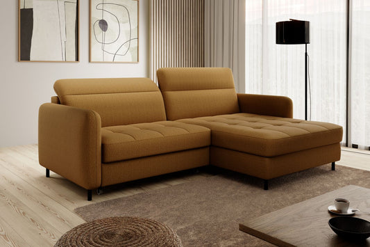 Corner Sleeper Sofa Portree 39 | size: Width: 228cm, Height: 100cm, Depth: 165cm | color: Manhattan | image: 1 | variant: 1015567