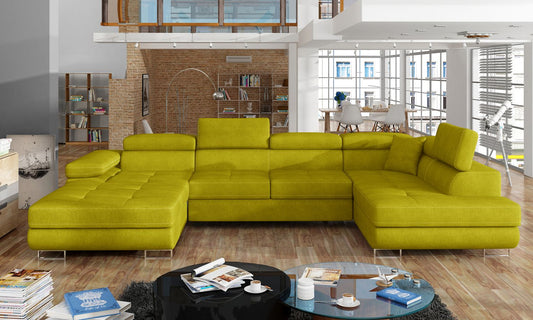 Corner Sleeper Sofa Rodrigo 24 | size: Width: 345cm, Height: 90cm, Depth: 58cm | color: Omega | image: 1 | variant: 1016392