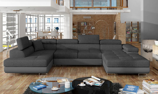 Corner Sleeper Sofa Rodrigo 26 | size: Width: 345cm, Height: 90cm, Depth: 58cm | color: Inari/Soft | image: 1 | variant: 1016394