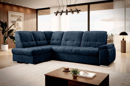 Corner Sleeper Sofa Sado 34 | size: Width: 272cm, Height: 95cm, Depth: 192cm | color: Nube | image: 1 | variant: 1015222