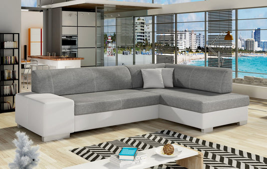Corner Sleeper Sofa Salisbury 1 | size: Width: 268cm, Height: 73cm, Depth: 167cm | color: Sawana/Soft | image: 1 | variant: 1016604
