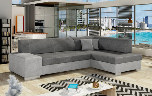 Corner Sleeper Sofa Salisbury 23 | size: Width: 268cm, Height: 73cm, Depth: 167cm | color: Sawana | image: 1 | variant: 1016626