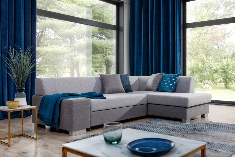 Corner Sleeper Sofa Salisbury | size: Width: 268cm, Height: 73cm, Depth: 167cm | color: Gray | image: 0 | variant: 1008863