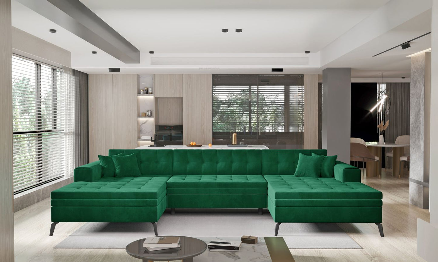 Corner Sleeper Sofa Vertizo 12 | size: Width: 350cm, Height: 93cm, Depth: 170cm | color: Lukso | image: 1 | variant: 1015414