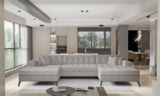 Corner Sleeper Sofa Vertizo 5 | size: Width: 350cm, Height: 93cm, Depth: 170cm | color: Marte | image: 1 | variant: 1015407