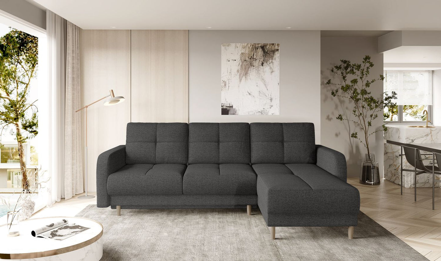 Corner Sleeper Sofa West Braemar 11 | size: Width: 240cm, Height: 90cm, Depth: 165cm | color: Vero | image: 1 | variant: 1016094