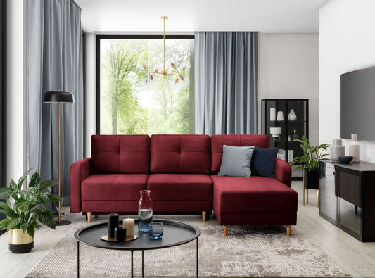 Corner Sleeper Sofa West Braemar 33 | size: Width: 240cm, Height: 90cm, Depth: 165cm | color: Loco | image: 1 | variant: 1016116