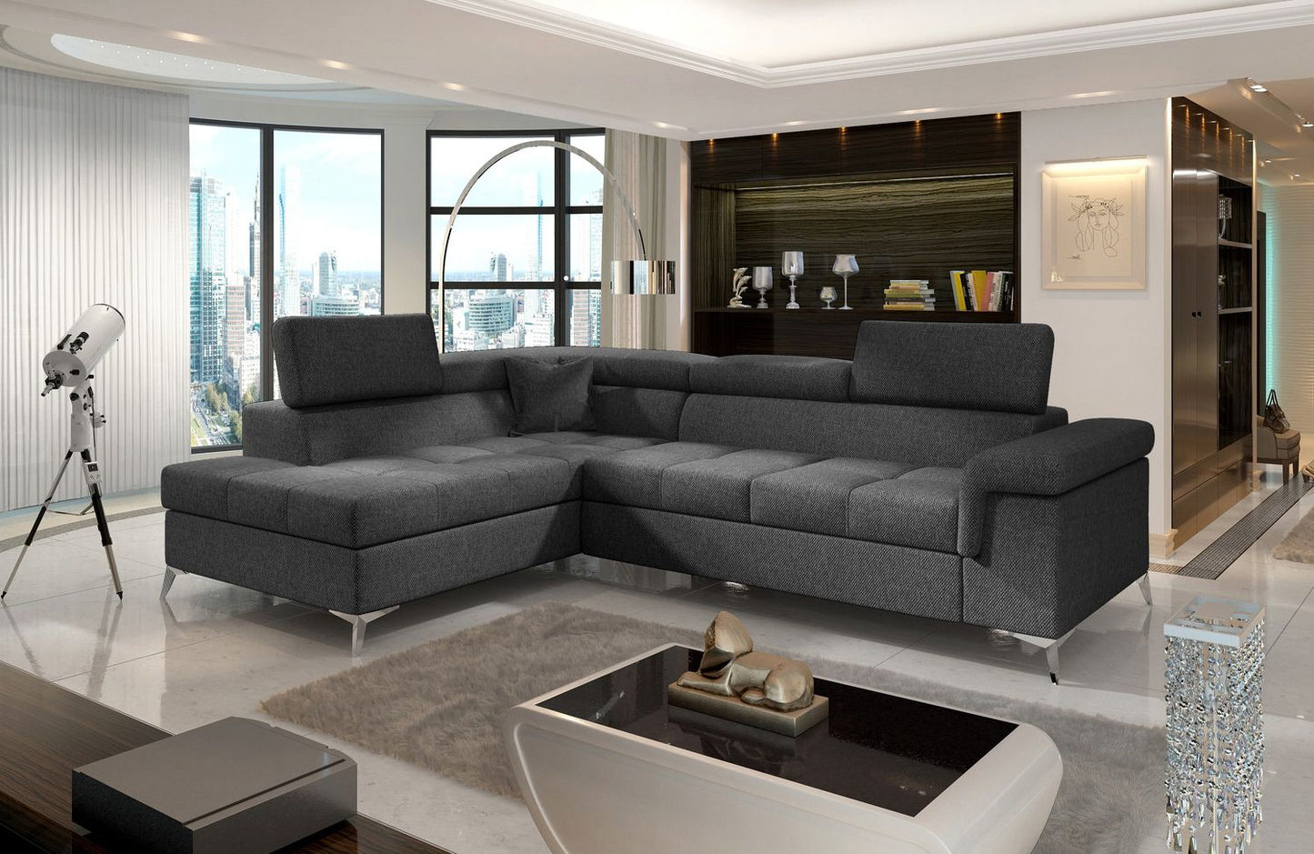 Corner Sleeper Sofa Whitby 31 | size: Width: 275cm, Height: 90cm, Depth: 202cm | color: Inari | image: 1 | variant: 1016480