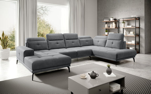 Corner Sofa Alnwick 61 | size: Width: 350cm, Height: 107cm, Depth: 205cm | color: Sola | image: 1 | variant: 1015319