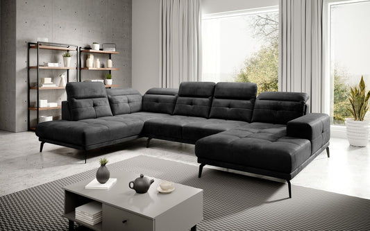 Corner Sofa Alnwick 9 | size: Width: 350cm, Height: 107cm, Depth: 205cm | color: Nube | image: 1 | variant: 1015267
