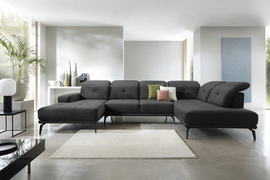 Corner Sofa Bretan 57 | size: Width: 350cm, Height: 107cm, Depth: 205cm | color: Loco | image: 1 | variant: 1014369