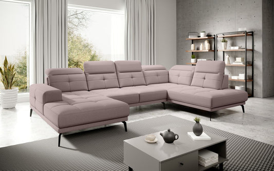 Corner Sofa Bretan 66 | size: Width: 350cm, Height: 107cm, Depth: 205cm | color: Gojo | image: 1 | variant: 1014378