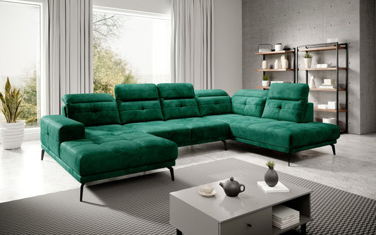 Corner Sofa Bretan 87 | size: Width: 350cm, Height: 107cm, Depth: 205cm | color: Nube | image: 1 | variant: 1014399