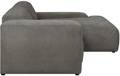 Corner Sofa Burford | size: Width: 252cm, Height: 75cm, Depth: 200cm | color: Gray | image: 3 | variant: 1000353