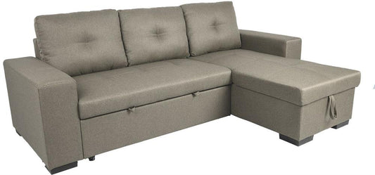 Corner Sofa Carita | size: Width: 240cm, Height: 94cm, Depth: 160cm | color: Beige | image: 1 | variant: 1002277