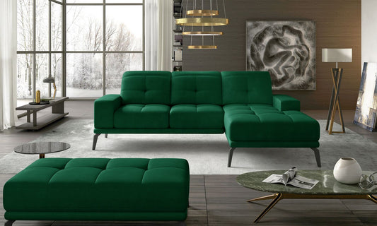 Corner Sofa East Piacenza 12 | size: Width: 265cm, Height: 98cm, Depth: 53cm | color: Kronos | image: 1 | variant: 1017484