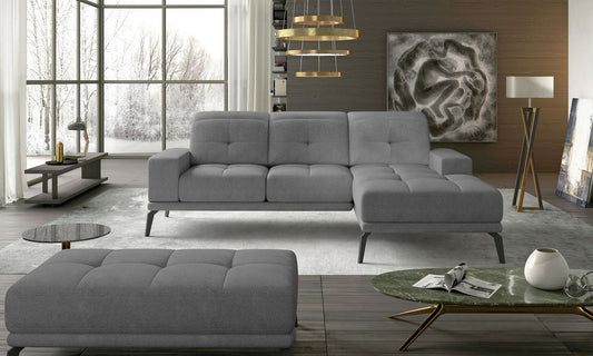 Corner Sofa East Piacenza 28 | size: Width: 265cm, Height: 98cm, Depth: 53cm | color: Soro | image: 1 | variant: 1017500