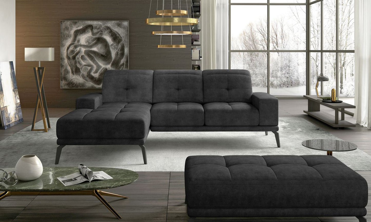 Corner Sofa East Piacenza 41 | size: Width: 265cm, Height: 98cm, Depth: 53cm | color: Dora | image: 1 | variant: 1017513