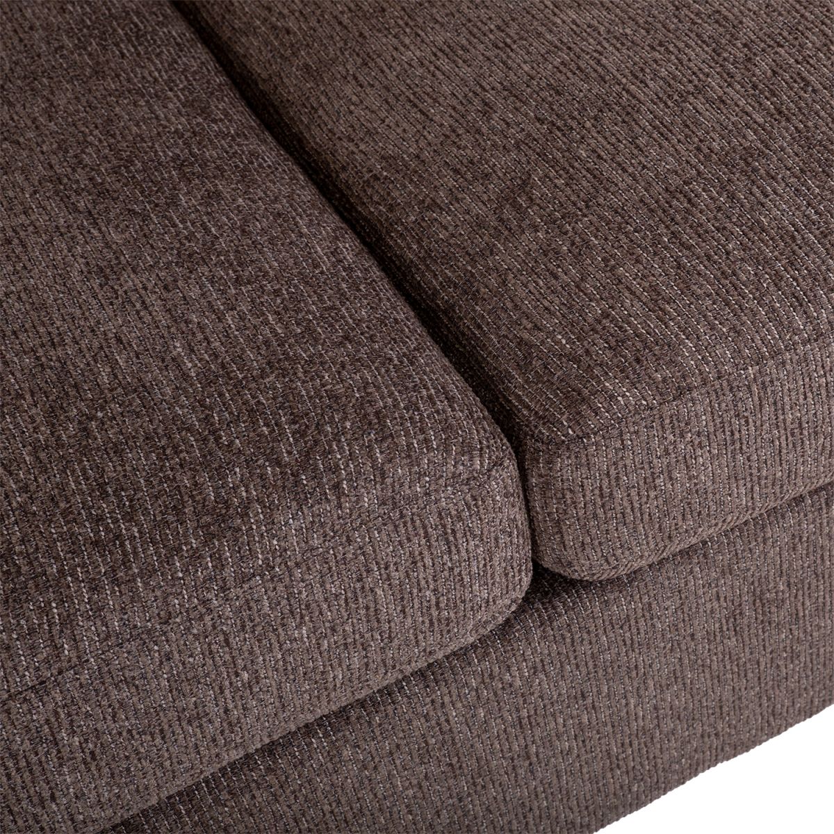 Corner Sofa Exeter | size: Width: 256cm, Height: 85cm, Depth: 163cm | color: Brown | image: 2 | variant: 1000086