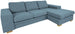Corner Sofa Hinckley | size: Width: 237cm, Height: 86cm, Depth: 146cm | color: Blue | image: 1 | variant: 1000320