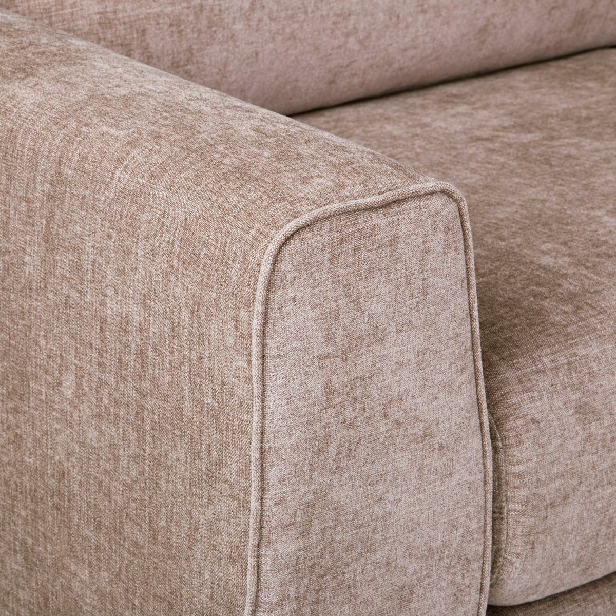 Corner Sofa Leila | size: Width: 269cm, Height: 89cm, Depth: 92cm | color: Beige | image: 1 | variant: 1012600