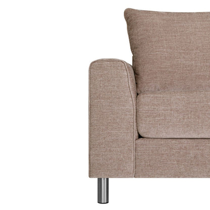 Corner Sofa Leila | size: Width: 269cm, Height: 89cm, Depth: 92cm | color: Beige | image: 4 | variant: 1012600