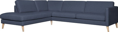 Corner Sofa Lisanna | size: Width: 260cm, Height: 80cm, Depth: 90cm | color: Blue | image: 0 | variant: 1002272