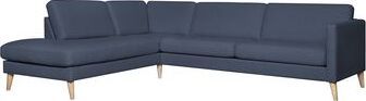 Corner Sofa Lisanna | size: Width: 260cm, Height: 80cm, Depth: 90cm | color: Blue | image: 3 | variant: 1002272
