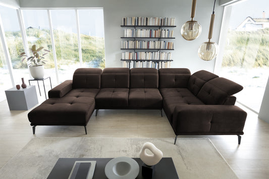 Corner Sofa Louth 98 | size: Width: 350cm, Height: 77cm, Depth: 201cm | color: Nube | image: 1 | variant: 1015975