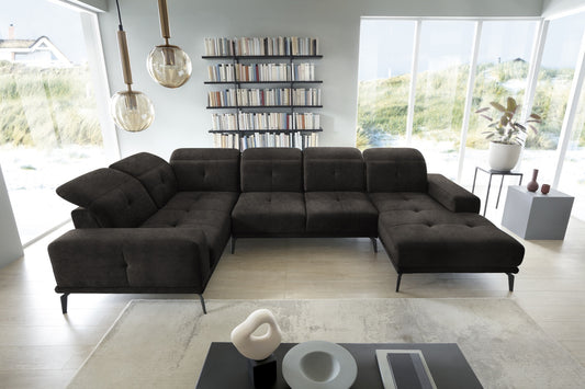 Corner Sofa Neviro 10 | size: Width: 350cm, Height: 77cm, Depth: 201cm | color: Loco | image: 1 | variant: 1014941