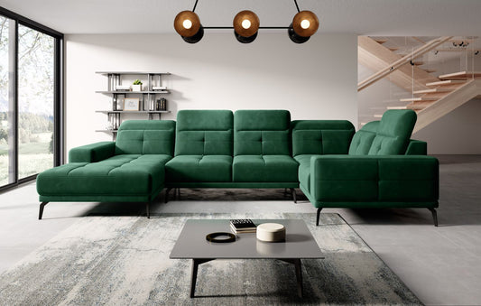 Corner Sofa Neviro 108 | size: Width: 350cm, Height: 77cm, Depth: 201cm | color: Nube | image: 1 | variant: 1015039