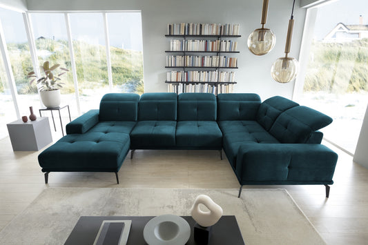 Corner Sofa Neviro 115 | size: Width: 350cm, Height: 77cm, Depth: 201cm | color: Nube | image: 1 | variant: 1015046