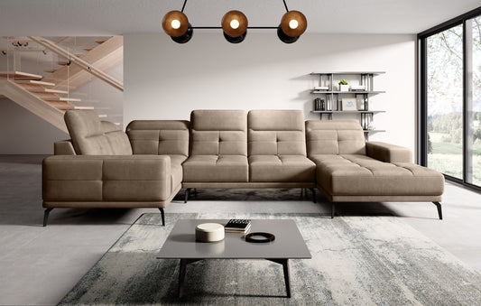 Corner Sofa Neviro 36 | size: Width: 350cm, Height: 77cm, Depth: 201cm | color: Nube | image: 1 | variant: 1014967