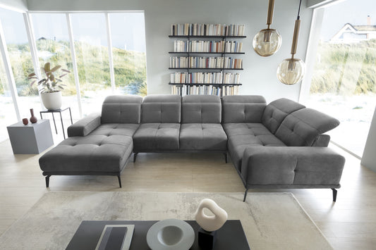 Corner Sofa Neviro 61 | size: Width: 350cm, Height: 77cm, Depth: 201cm | color: Nube | image: 1 | variant: 1014992