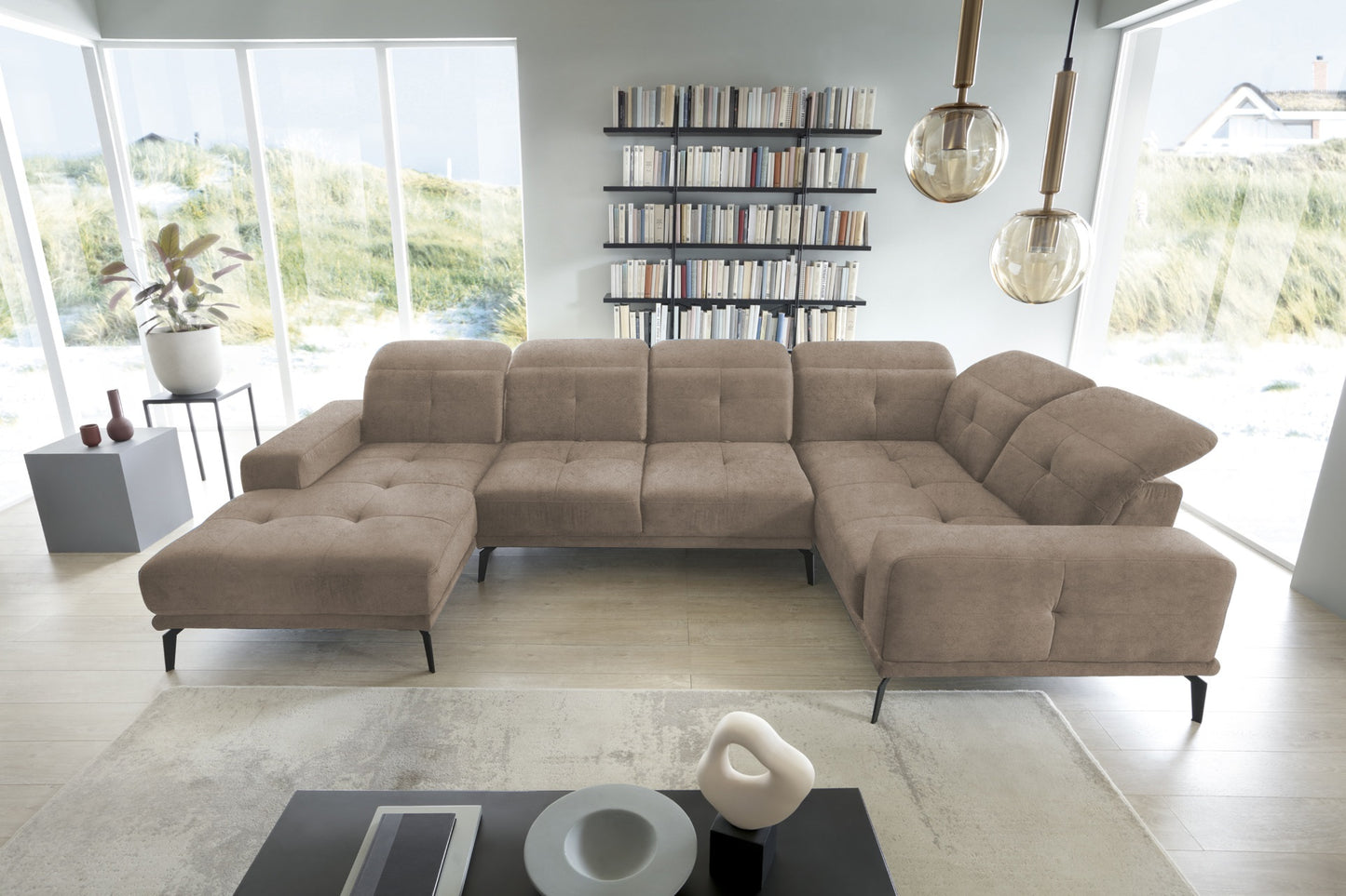 Corner Sofa Neviro 94 | size: Width: 350cm, Height: 77cm, Depth: 201cm | color: Loco | image: 1 | variant: 1015025