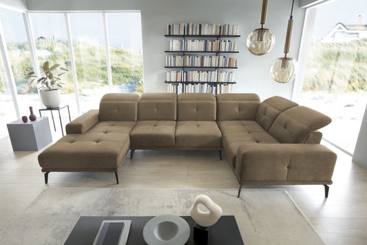 Corner Sofa Neviro 96 | size: Width: 350cm, Height: 77cm, Depth: 201cm | color: Nube | image: 1 | variant: 1015027