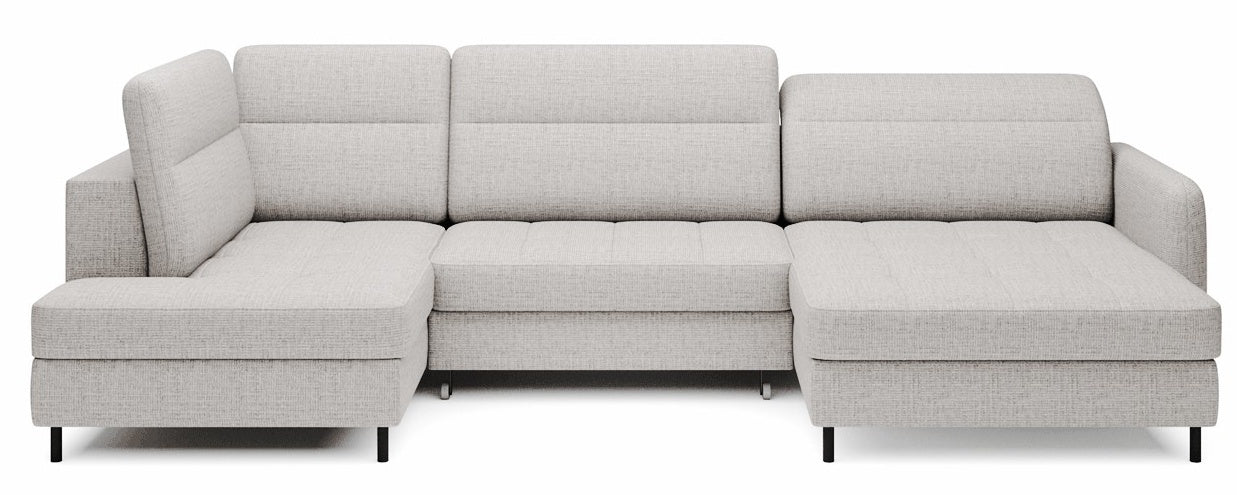 Corner Sofa West Manningtree 1 | size: Width: 306cm, Height: 100cm, Depth: 165cm | color: Aubron | image: 0 | variant: 1009746