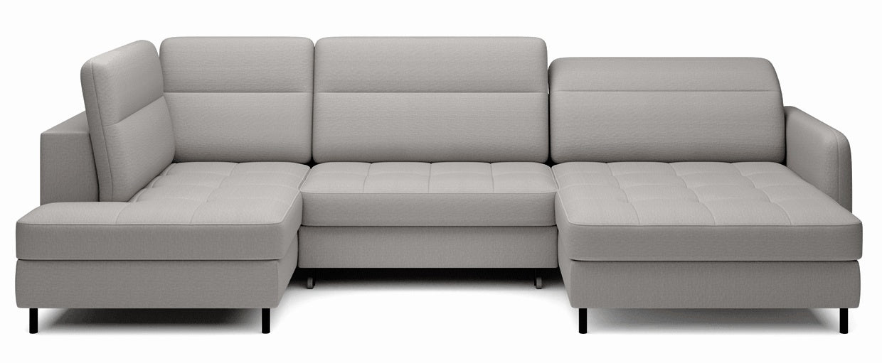 Corner Sofa West Manningtree | size: Width: 306cm, Height: 100cm, Depth: 165cm | color: Manhattan | image: 0 | variant: 1009717