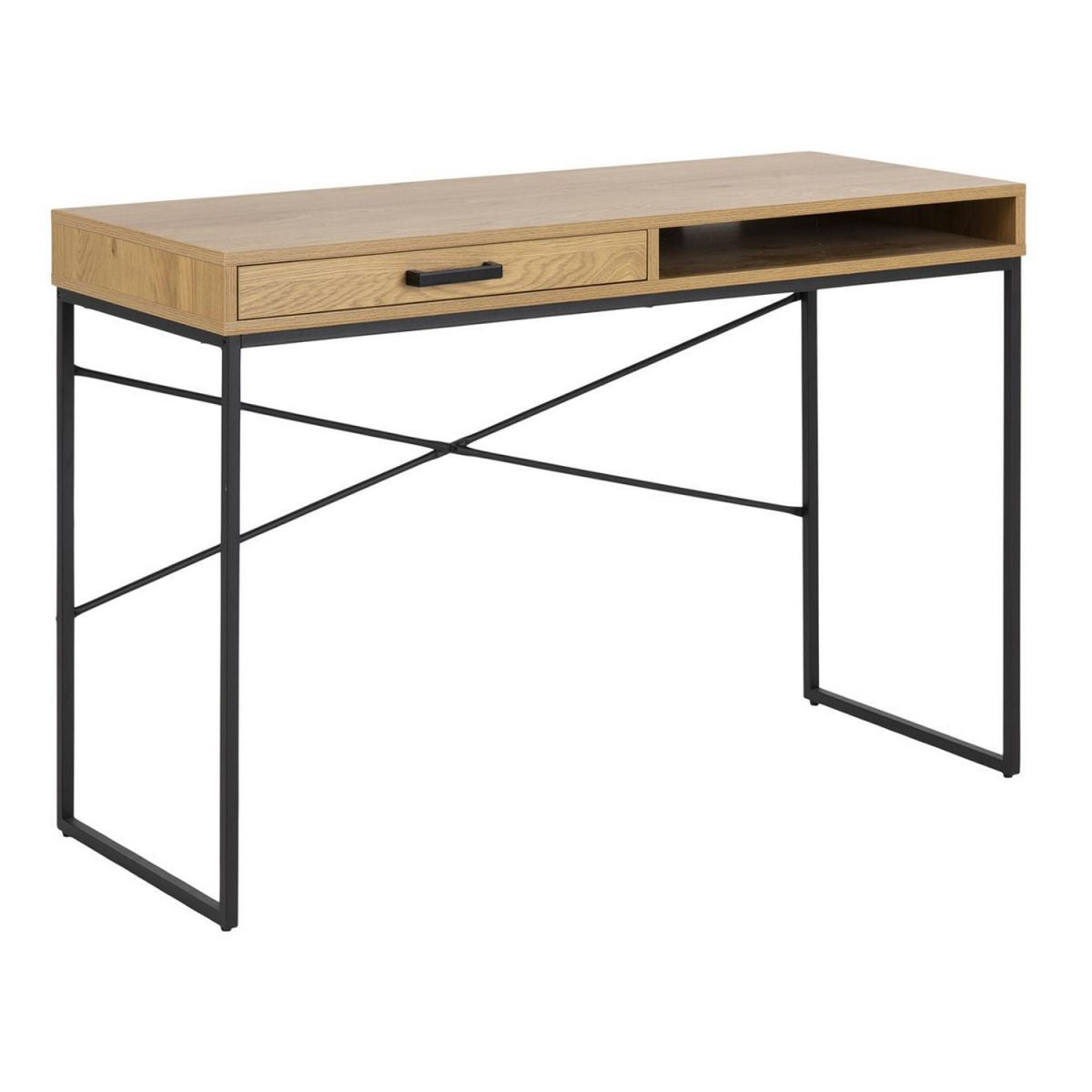 Desk Aberystwyth | size: Length: 110cm, Width: 45cm, Height: 75cm | color: Oak | image: 1 | variant: 1005352