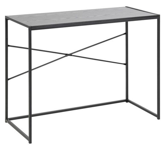 Desk Aberystwyth | size: Length: 45cm, Width: 100cm, Height: 75cm | color: Black/Grey | image: 0 | variant: 1001590