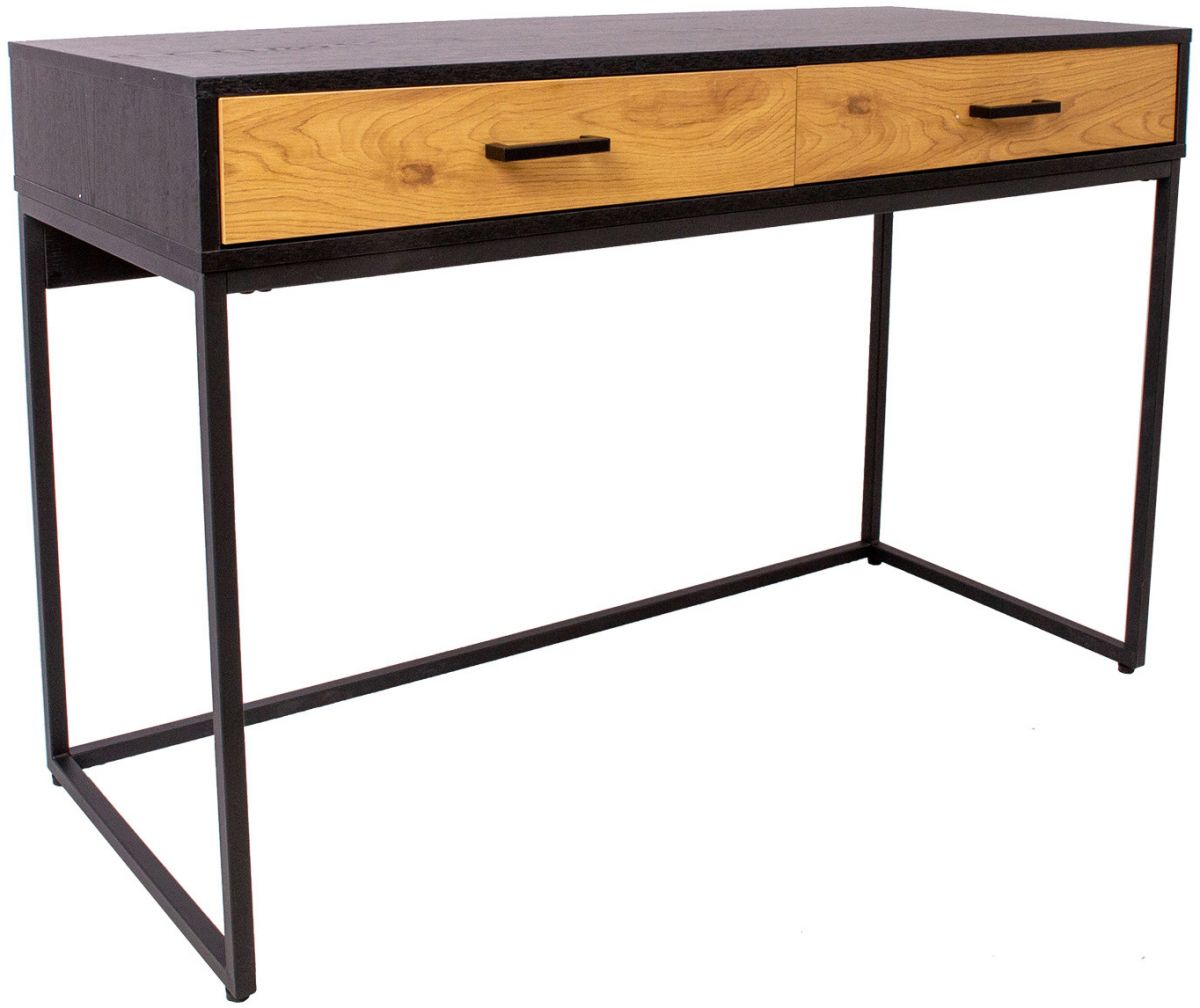 Desk Amsterdam | size: Length: 50cm, Width: 120cm, Height: 79cm | color: Black | image: 0 | variant: 1012395