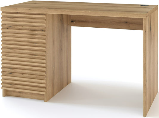Desk Bisett 1 | size: Length: 60cm, Width: 120cm, Height: 75cm | color: Oak | image: 1 | variant: 1017864