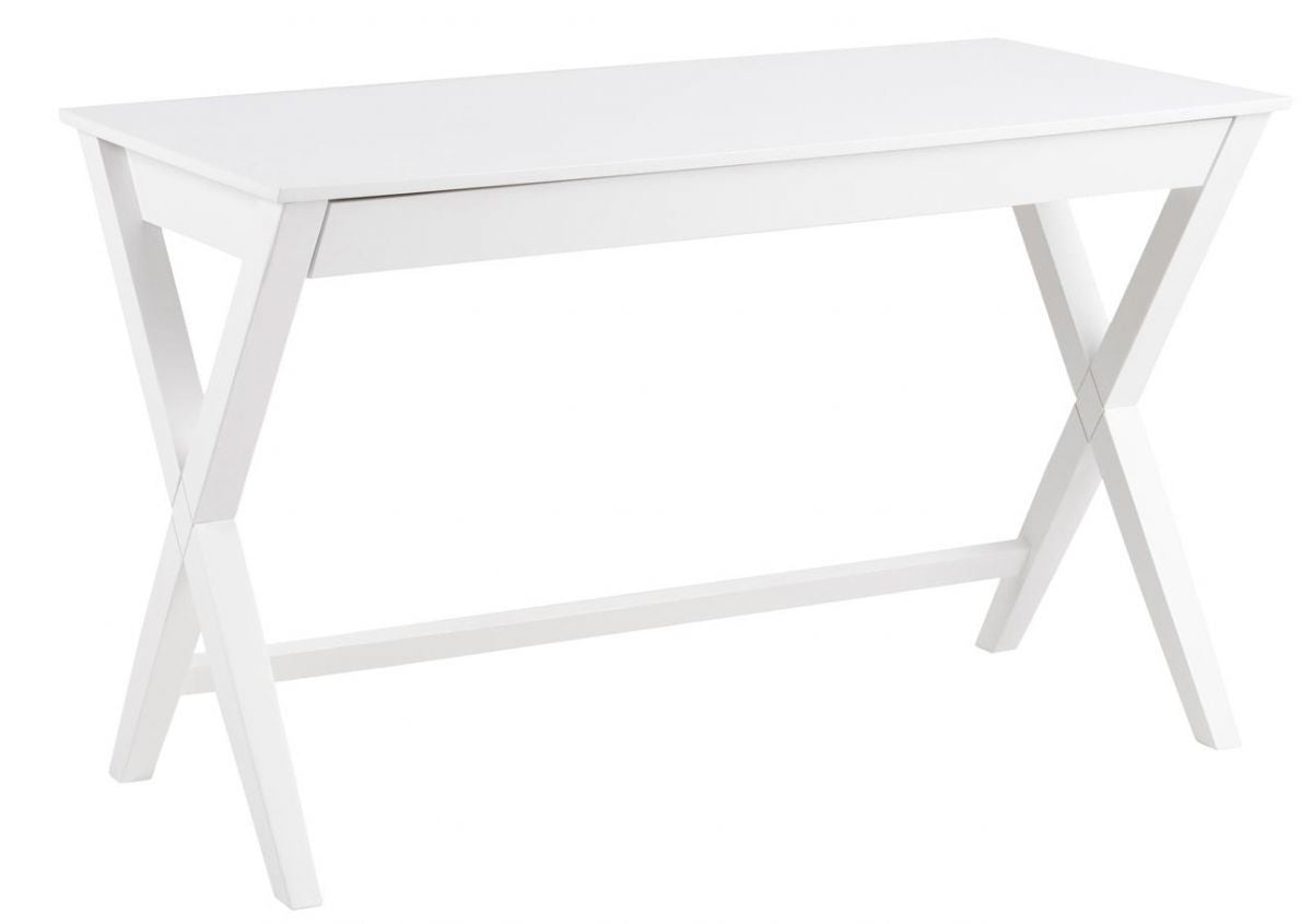 Desk East Dover | size: Length: 120cm, Width: 60cm, Height: 75cm | color: White | image: 0 | variant: 1005355
