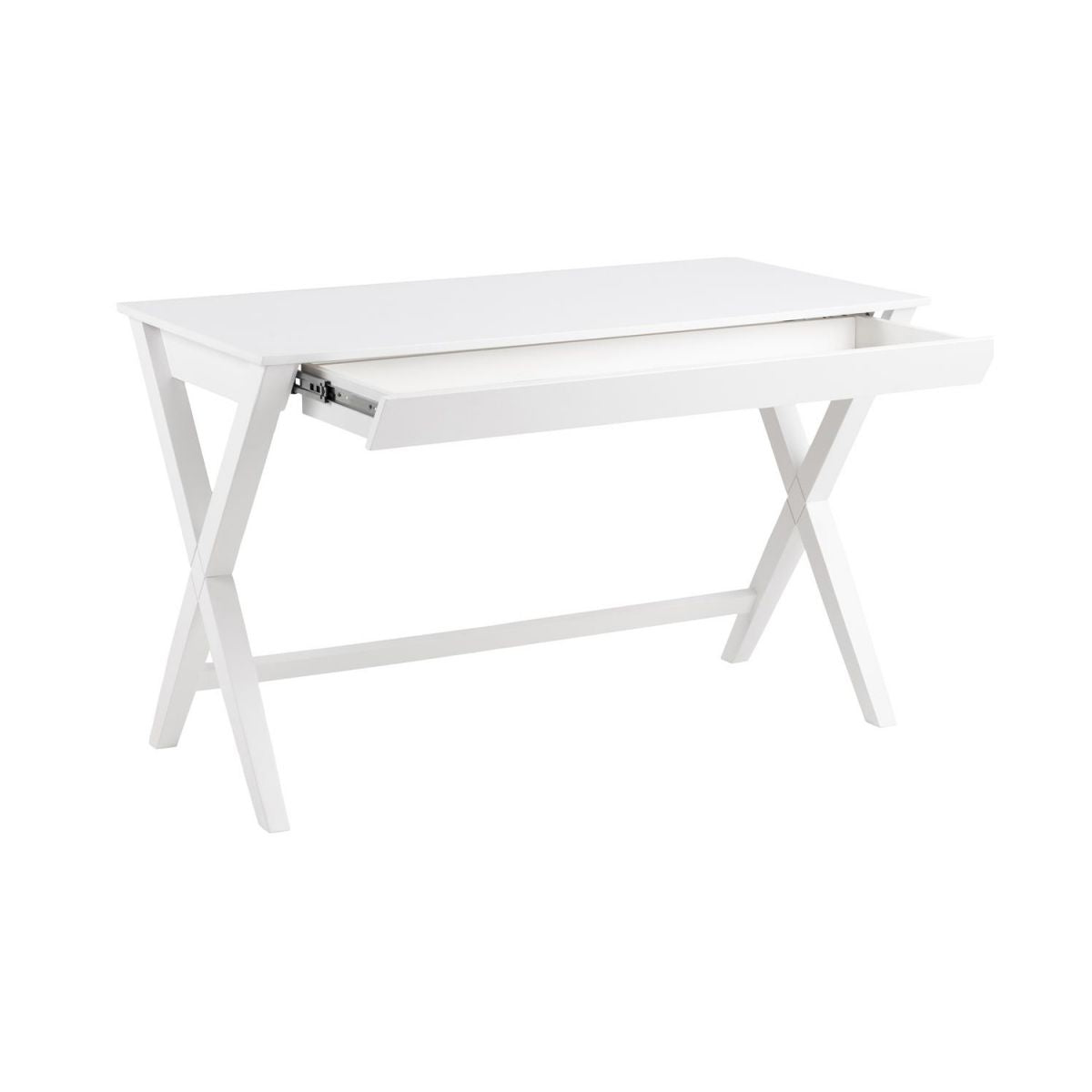 Desk East Dover | size: Length: 120cm, Width: 60cm, Height: 75cm | color: White | image: 1 | variant: 1005355
