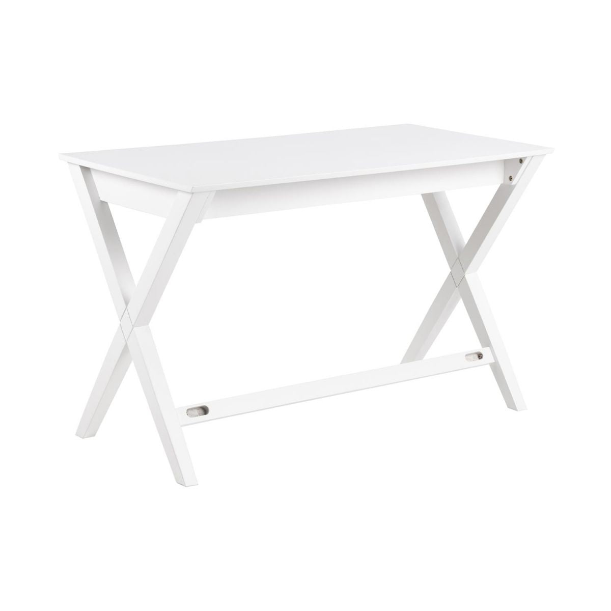 Desk East Dover | size: Length: 120cm, Width: 60cm, Height: 75cm | color: White | image: 2 | variant: 1005355