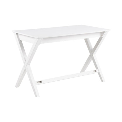 Desk East Dover | size: Length: 120cm, Width: 60cm, Height: 75cm | color: White | image: 2 | variant: 1005355