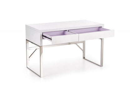 Desk East Indianapolis | size: Length: 60cm, Width: 120cm, Height: 76cm | color: White | image: 1 | variant: 1006885