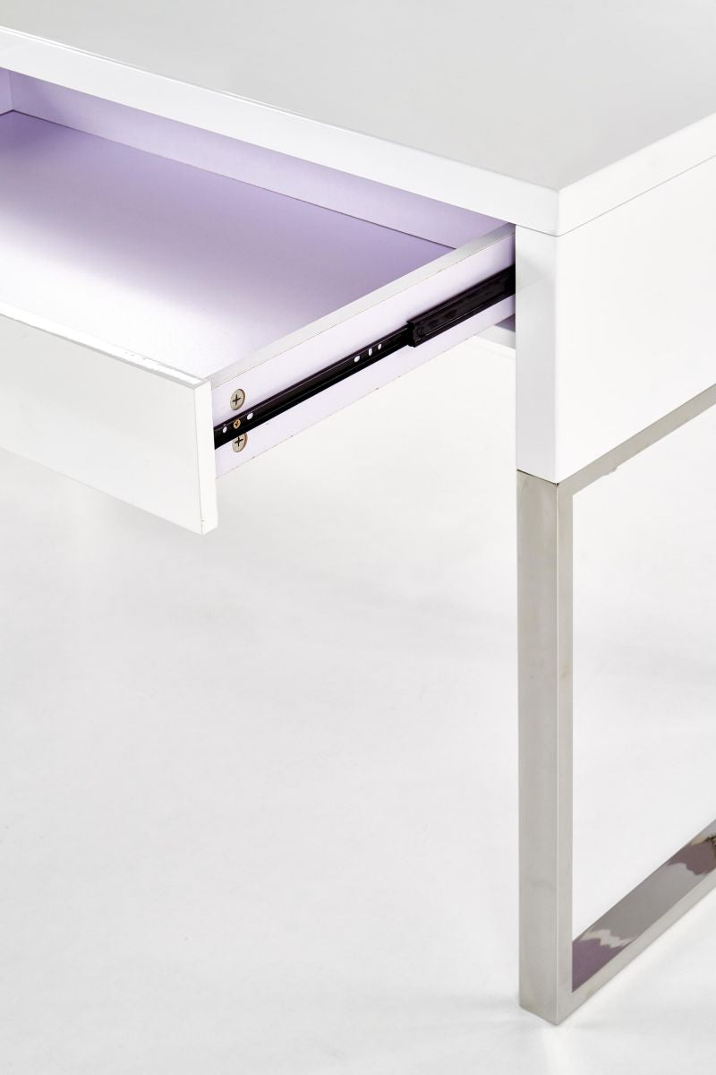 Desk East Indianapolis | size: Length: 60cm, Width: 120cm, Height: 76cm | color: White | image: 3 | variant: 1006885
