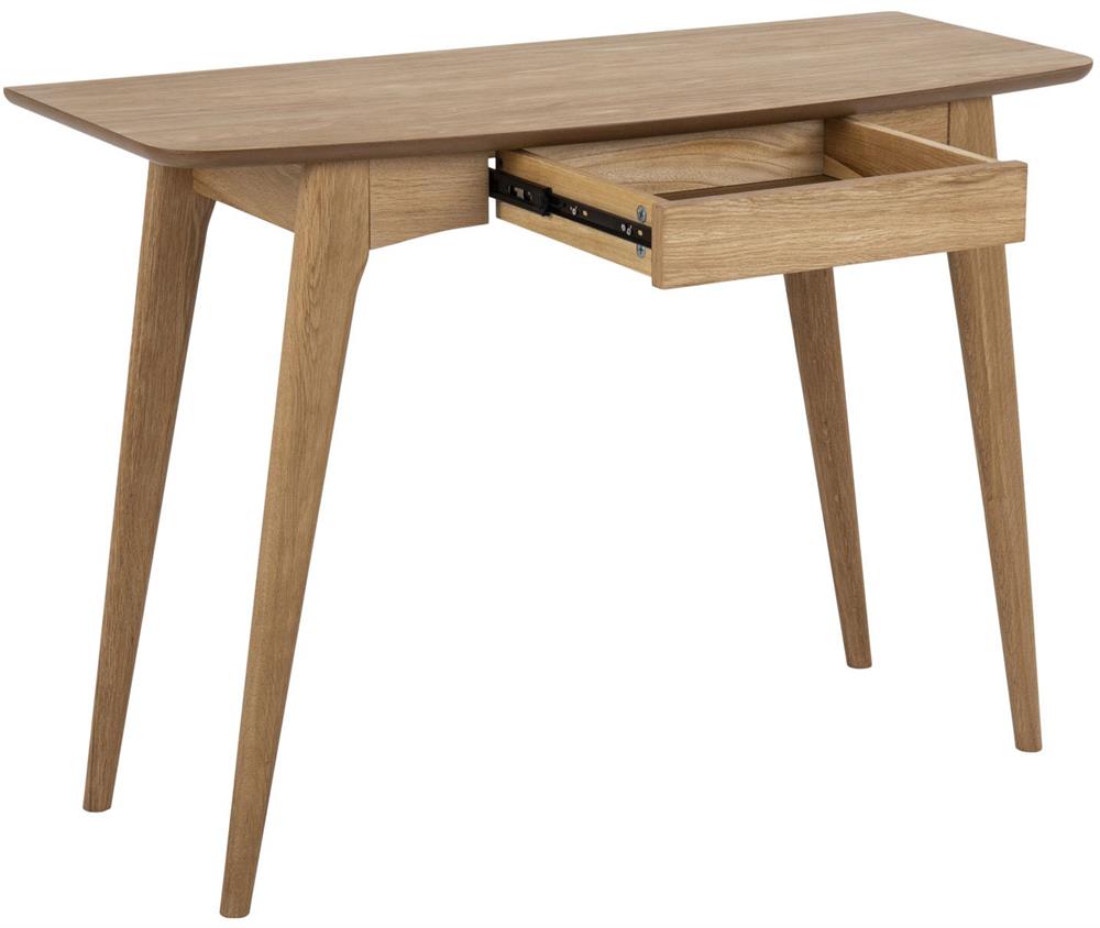 Desk East Tirana | size: Length: 45cm, Width: 105cm, Height: 74cm | color: Oak | image: 3 | variant: 1006033